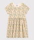 Kurzärmeliges Kleid mit Printmotiv aus Baumwolle für Kinder/Mädchen