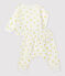 Zweiteiliges Baby-Set aus Bio-Doppeljersey mit Sonnenprint weiss MARSHMALLOW/ ORGE