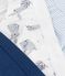 Lot de 3 slips en coton vielfarbig