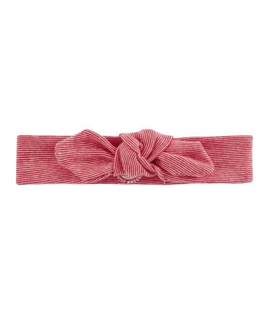 Haarband für Mädchen weiss MARSHMALLOW/rot TERKUIT