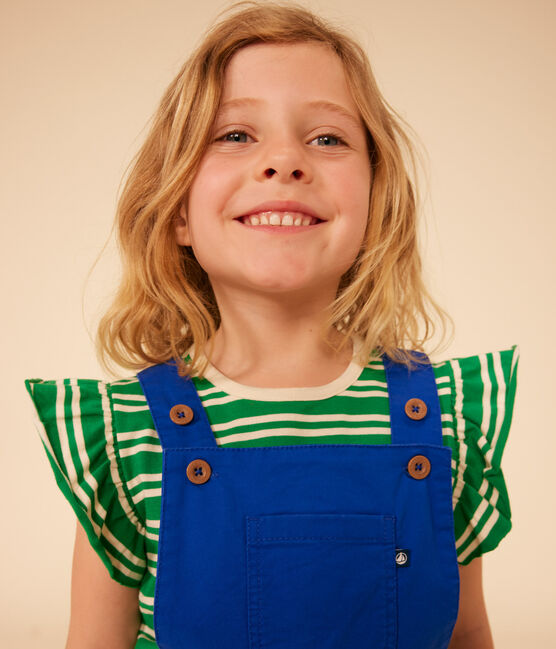 Gestreiftes T-Shirt aus Jersey Kinder/Mädchen PRADO/ AVALANCHE