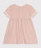 Kurzärmeliges Baby-Kleid im Matrosenstil aus Bio-Baumwolle rosa SALINE