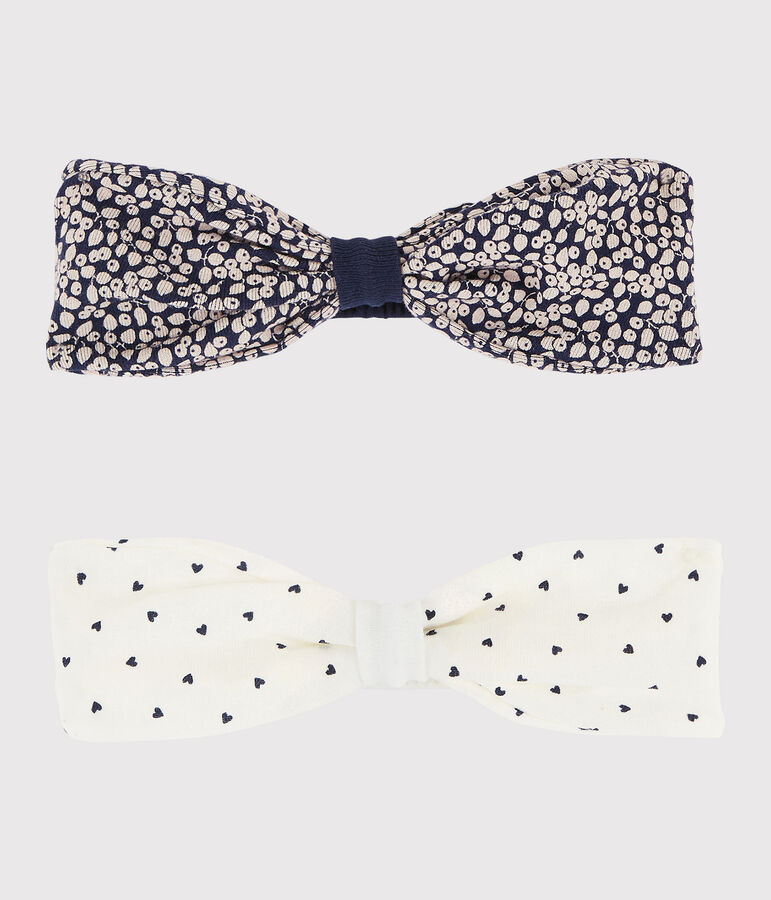 Set aus 2 Baby-Haarb&auml;ndern f&uuml;r M&auml;dchen variante 1