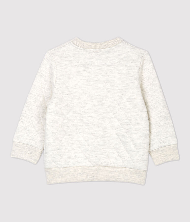 Gesteppter Baby-Cardigan. beige