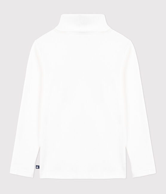 Damen-Rollkragenshirt "L'Iconique" aus Baumwolle weiss ECUME