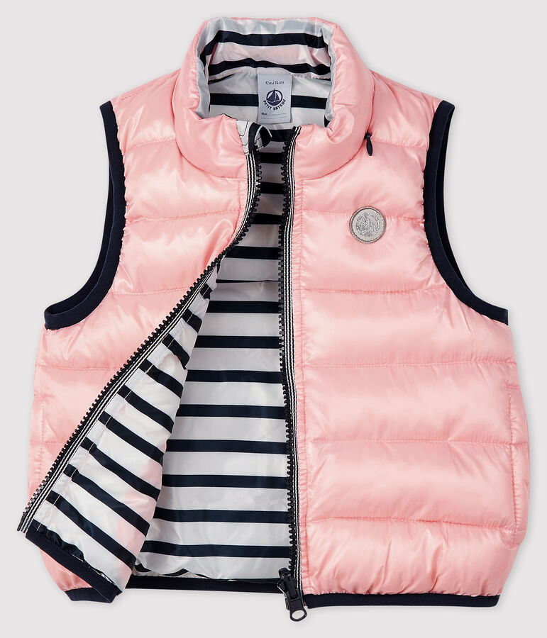 Wendbarer Baby-Anorak rosa MINOIS