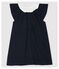 Baby-Bodykleid mit Kragen für Mädchen blau SMOKING