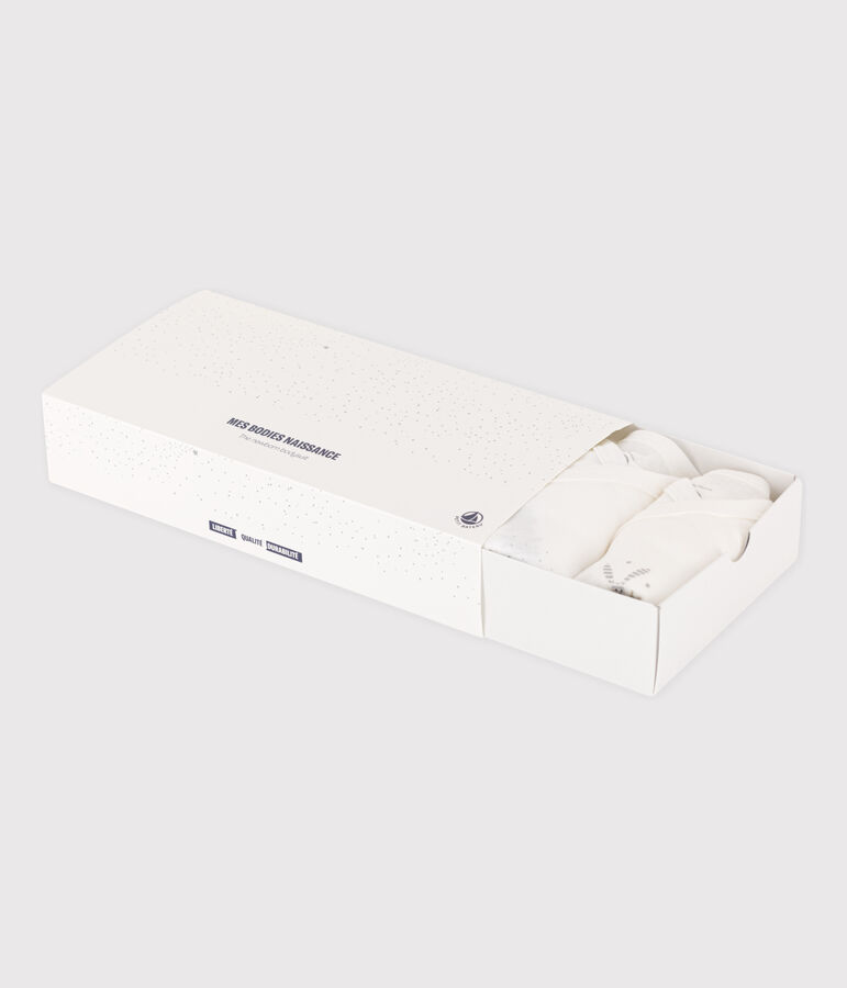 5er-Set lang&auml;rmelige Baby-Bodys f&uuml;r Neugeborene vielfarbig