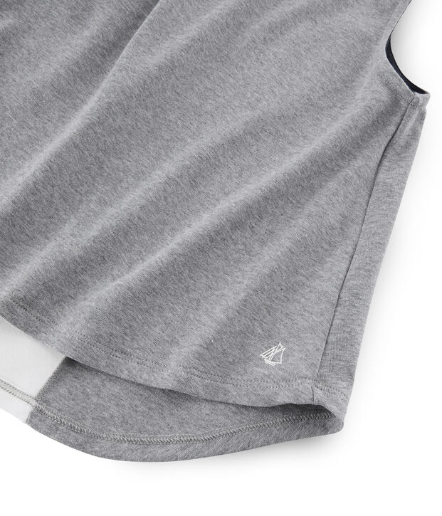 Sport-Tanktop f&uuml;r M&auml;dchen grau