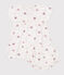 Kurzärmeliges Babykleid und Bloomer aus Baumwolle mit Herzmotiv weiss AVALANCHE/ MULTICO