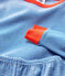 Snugfit-Kinderpyjama mit Ringelstreifen für Jungen blau RUISSEAU/weiss MARSHMALLOW