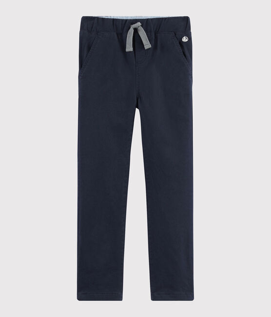 Warme Kinderhose für Jungen blau SMOKING