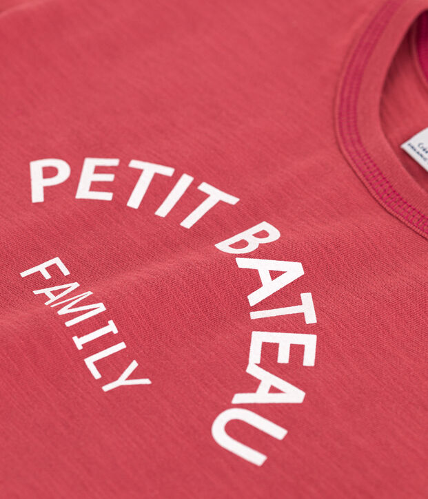 Bedrucktes Kinder-T-Shirt aus Baumwolle f&uuml;r Jungen rosa