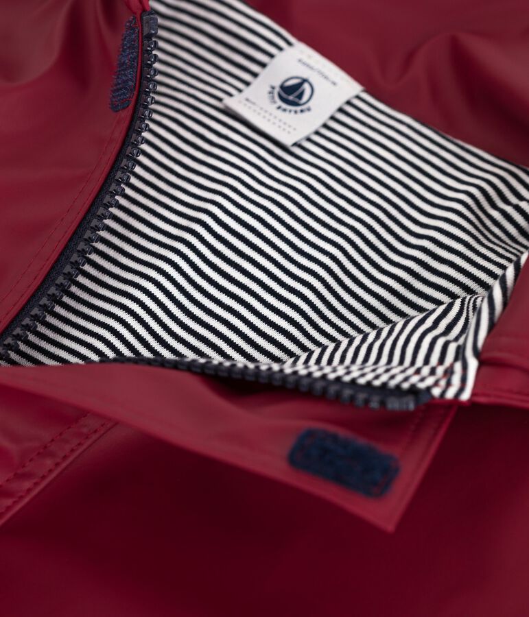 Ikonische  Kinder-Regenjacke unisex rot