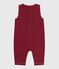 Langer Baby-Overall aus einfarbigem Denim AMARANTE