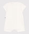 Baby-Strampler aus Baumwolle mit besticktem Kragen weiss MARSHMALLOW