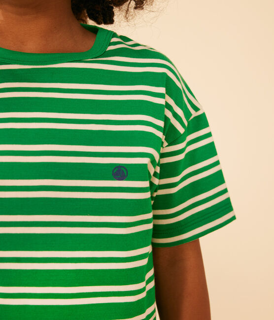 Gestreiftes Jungen-T-Shirt aus Jerseystoff PRADO/ AVALANCHE