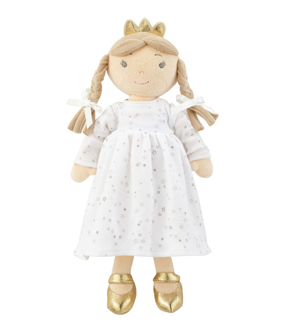Mädchen Puppe weiss MARSHMALLOW/weiss MULTICO