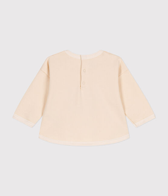 Baby-Sweatshirt aus Molton naturfarben AVALANCHE