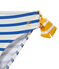 Mädchen-Bikini weiss MARSHMALLOW/blau PERSE