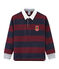 Gestreiftes langärmeliges Jungen• Polohemd blau SMOKING/rot OGRE