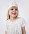 Kinder-Nachthemd zum Verkleiden mit Stirnband aus Baumwolle weiss MARSHMALLOW/weiss MULTICO