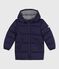 Lange Kinder-Winterjacke mit Muster blau SOIR/ MULTICO