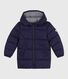 Lange Kinder-Winterjacke mit Muster