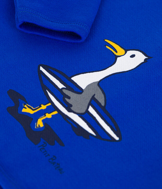 Einfarbiges Baby-Sweatshirt aus Baumwolle PERSE