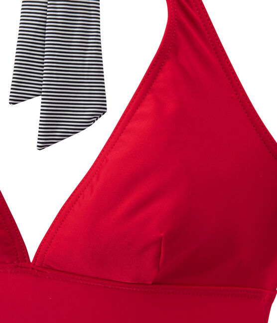 Damen-Badeanzug rot TERKUIT