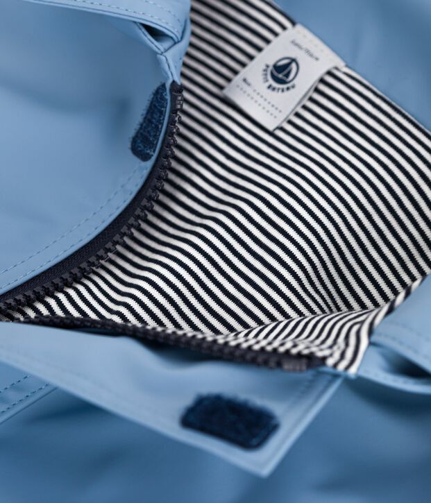 Ikonische  Kinder-Regenjacke unisex blau