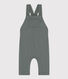 Lange Baby-Latzhose aus gestepptem Doppeljersey