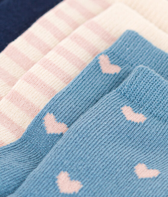 3er-Set Babysocken mit Blumenmotiv variante 1