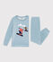 Kinderpyjama aus Nicki blau ENNEIGE