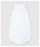 Babyschlafsack aus Baumwolle mit Sternmotiv weiss ECUME/grau MISTIGRI