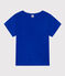 Damen-T-Shirt L’ICONIQUE aus Leinen blau PERSE