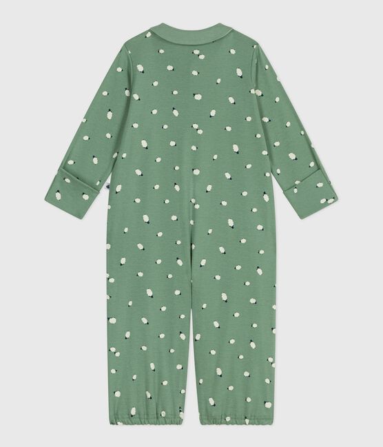 Baby Kombi-Overall mit Kragen aus bedruckter Baumwolle SAULE/ MULTICO