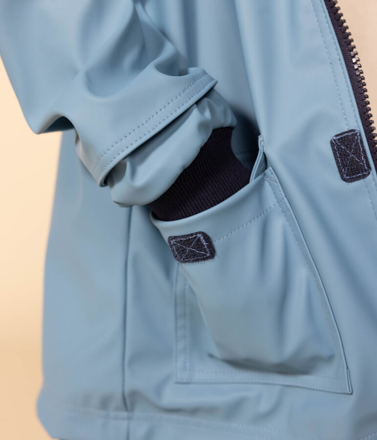 Kinder-Regenjacke blau