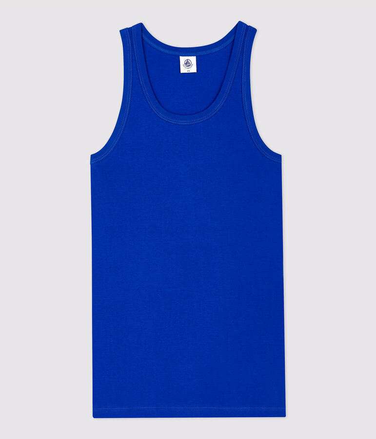 Tanktop aus Baumwolle f&uuml;r Damen blau