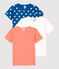 3er-Set kurzärmelige T-Shirts aus Bio-Baumwolle mit Sternen-Motiv für Jungen variante 1