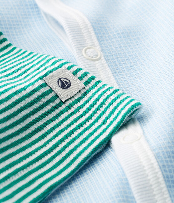 Duo Baby-Kurzoveralls Jungen aus Rippstrick variante 1