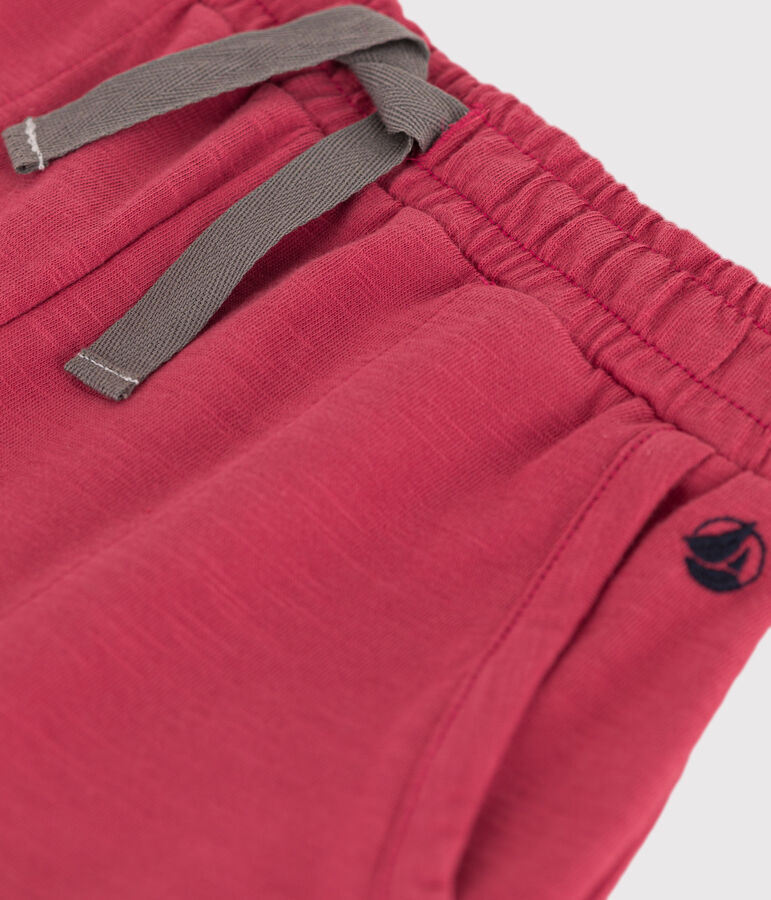 Kinder-Shorts aus geflammtem Jersey f&uuml;r M&auml;dchen rosa