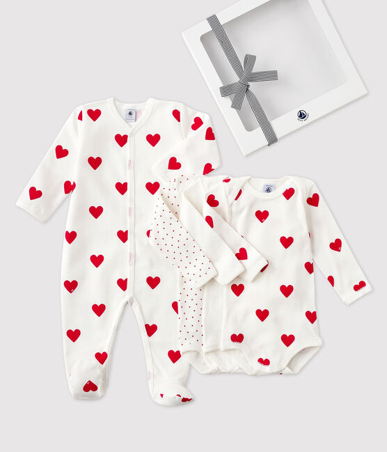Baby-Geschenkset mit Herzmotiv variante 1