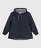 Damen-Regenjacke mit Kapuze blau SMOKING