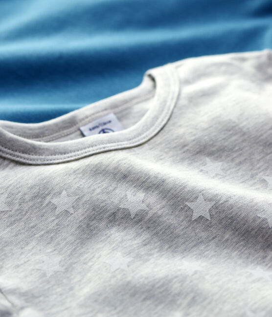 2er-Set langärmelige T-Shirts aus Baumwolle mit Sternen-Motiv für Jungen variante 1