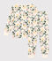 Kinderpyjama aus Baumwolle mit Blumenmuster weiss AVALANCHE/ MULTICO