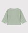 Baby-Cardigan aus Baumwolle und Lyocell grün HERBIER