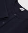 Damen-Cardigan aus Baumwolle mit Druckknöpfen blau SMOKING
