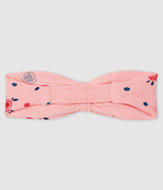 Baby-Haarband mit Schleife f&uuml;r M&auml;dchen rosa/vielfarbig