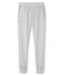 damen-hose aus extrafeinem, gedoppeltem jersey grau POUSSIERE CHINE